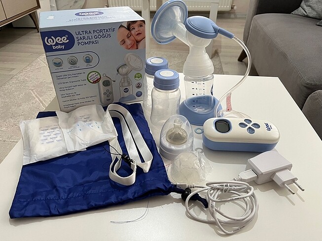 Şarjlı göğüs pompası portatif wee baby