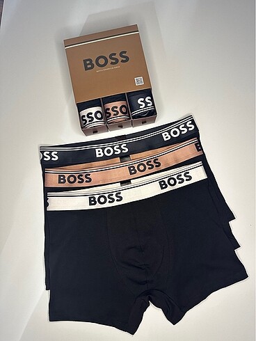 Boss Premium Kalite 3?Lü Erkek Boxer