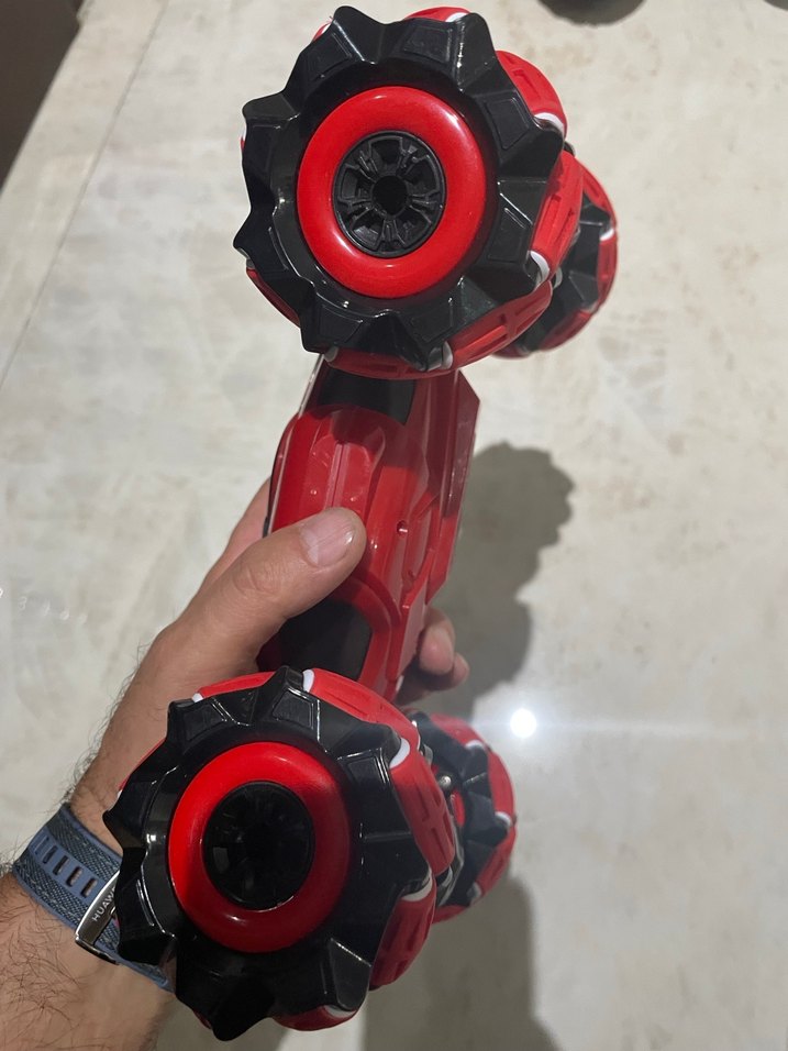 Kırmızı Esnek Oyuncak Araba - Görsel 2