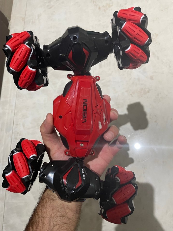 Kırmızı Esnek Oyuncak Araba - Görsel 4