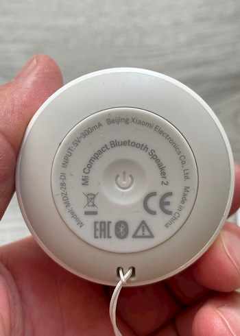 Beyaz Xiaomi Bluetooth Hoparlör sıfır sayılır - Görsel 3