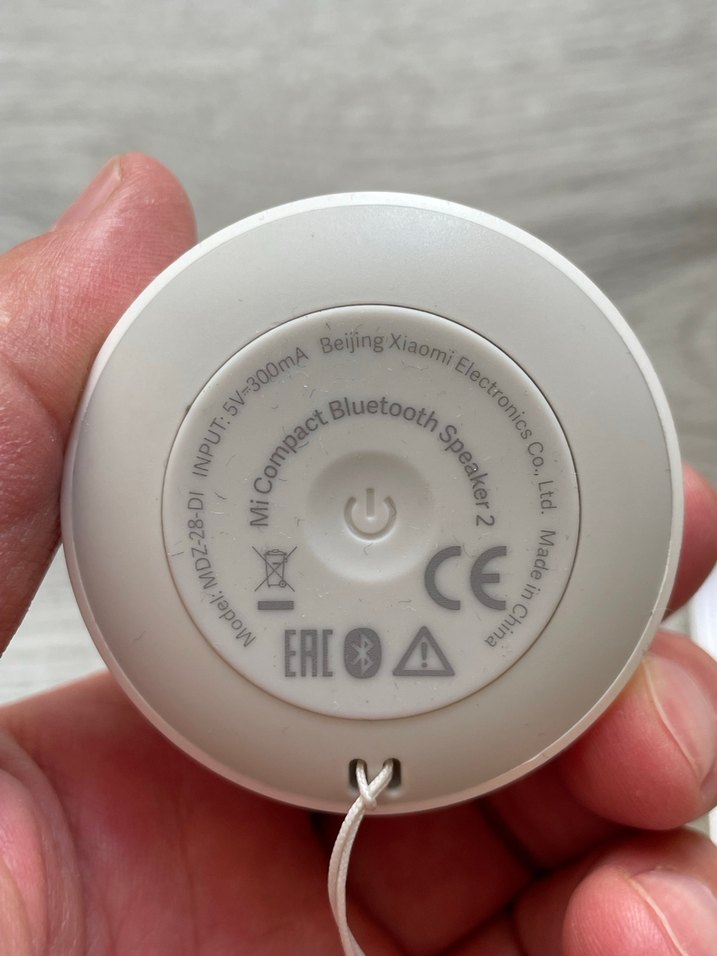 Beyaz Xiaomi Bluetooth Hoparlör sıfır sayılır - Görsel 3