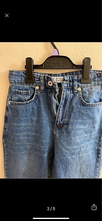 xs Beden Stradivarius yüksek bel jean
