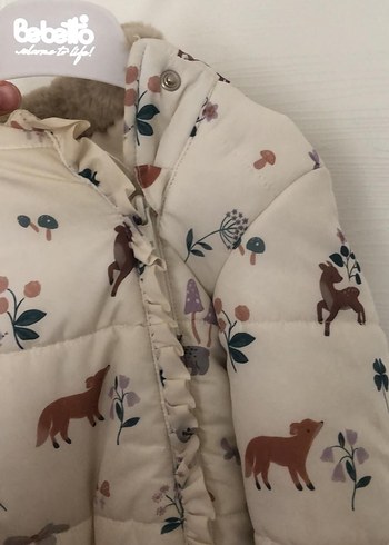 Bebek Kız Beyaz Desenli Tulum londradan geldi orjinal George - Görsel 3