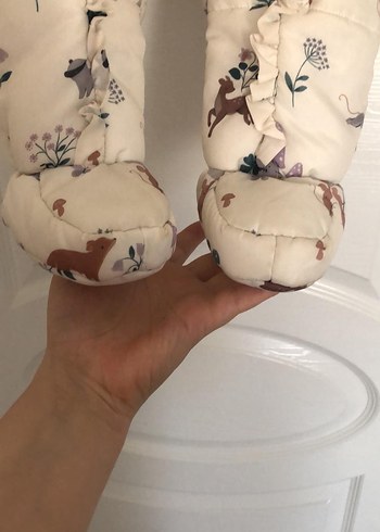 Bebek Kız Beyaz Desenli Tulum londradan geldi orjinal George - Görsel 7