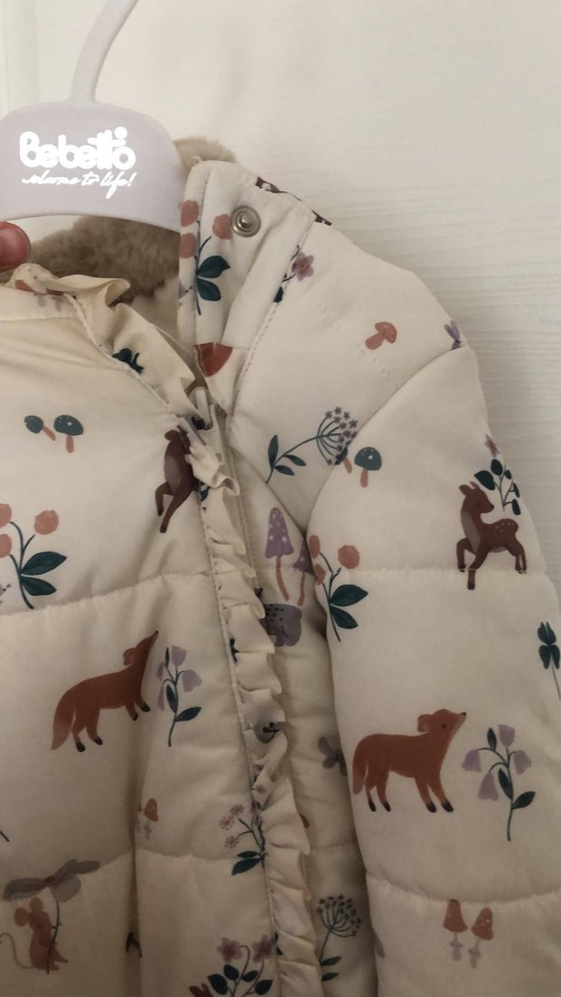 Bebek Kız Beyaz Desenli Tulum londradan geldi orjinal George - Görsel 3