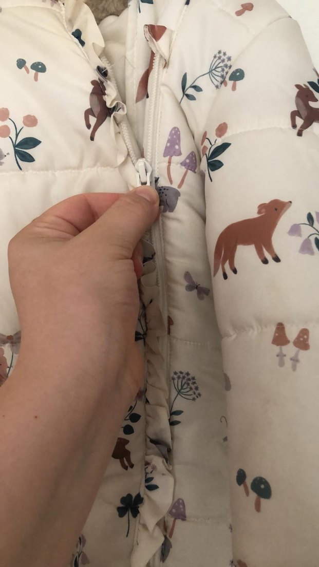 Bebek Kız Beyaz Desenli Tulum londradan geldi orjinal George - Görsel 4