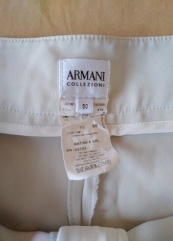 50 Beden Armani Collezioni Orjinal İpek Pantolon