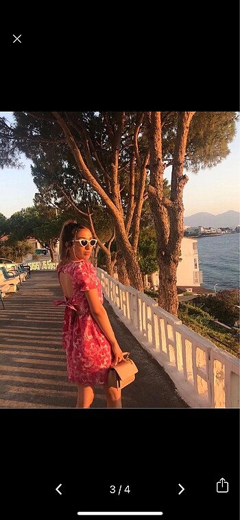 xs Beden Pembe elbise