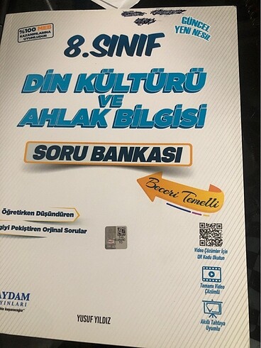 8. sınıf saydam yayınları din kültürü soru bankası