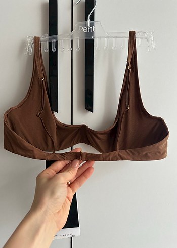 Kahverengi Minimalist bikini - Görsel 4