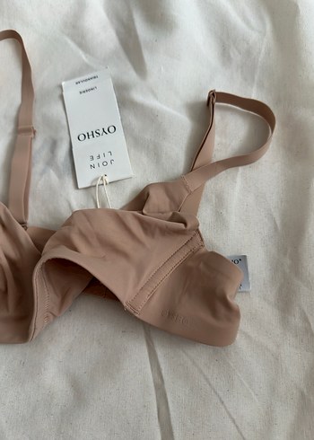 Bej Minimalist Midi Sütyen - Görsel 2