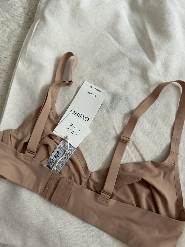 Bej Minimalist Midi Sütyen - Görsel 4