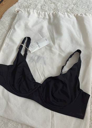 Siyah Minimalist Midi Sütyen - Görsel 2