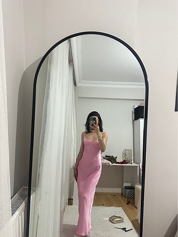 s Beden Zara pembe elbise