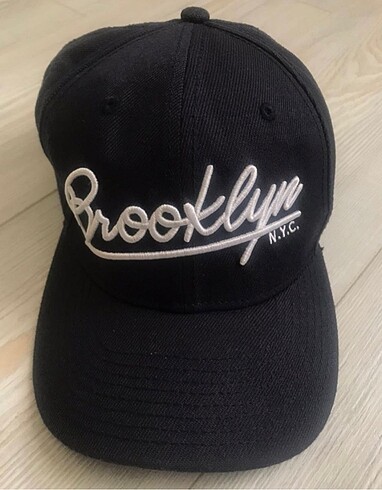 H&M Brooklyn N.Y.C Lacivert Spor Şapka