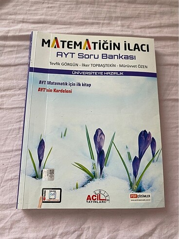 Acil yayınları matematigin ilaci ayt soru bankası