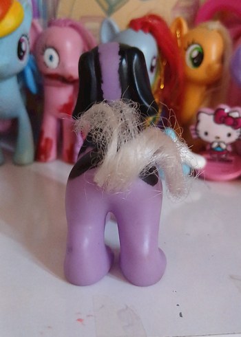 Mor ve Siyah Oyuncak Köpek - Görsel 4