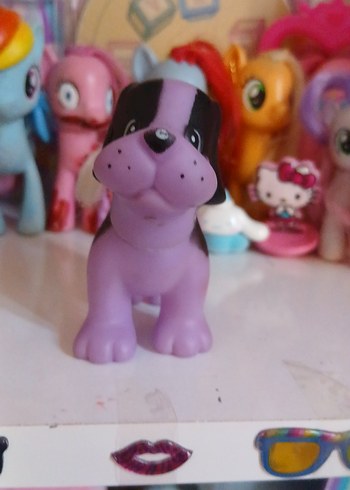 Mor ve Siyah Oyuncak Köpek - Görsel 2