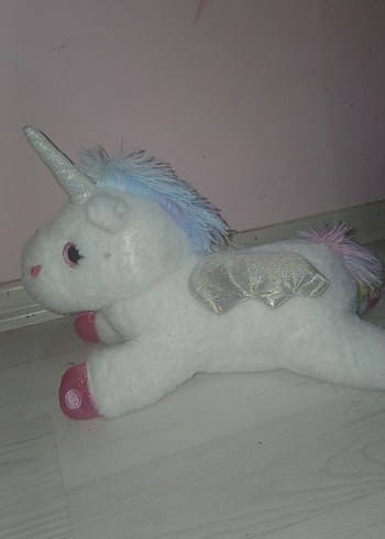 Beyaz Peluş Unicorn Oyuncak my little pony - Görsel 2