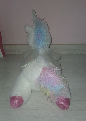 Beyaz Peluş Unicorn Oyuncak my little pony - Görsel 3