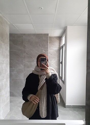 Beden El örgüsü atkı