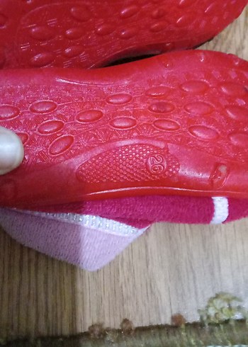 Kız Çocuk Pembe Sıcak Terlik Velcro - Görsel 4