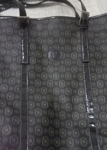 Louis Vuitton Gri Deri Tokalı Kadın Çanta