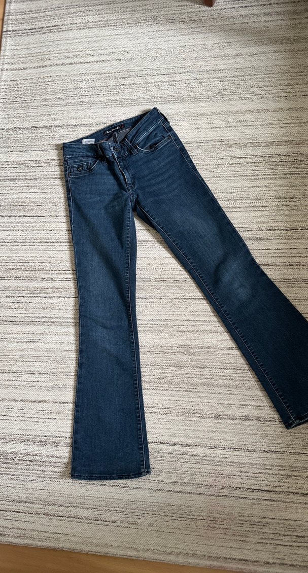 MAVİ İspanyol Paça Pantolon - Görsel 2