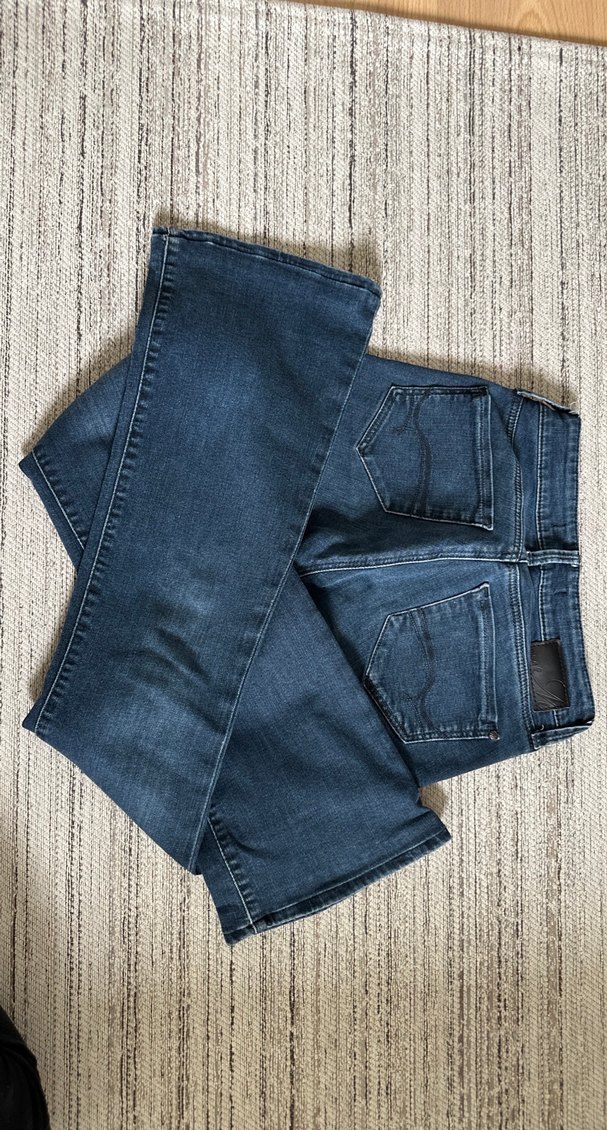 MAVİ İspanyol Paça Pantolon - Görsel 4