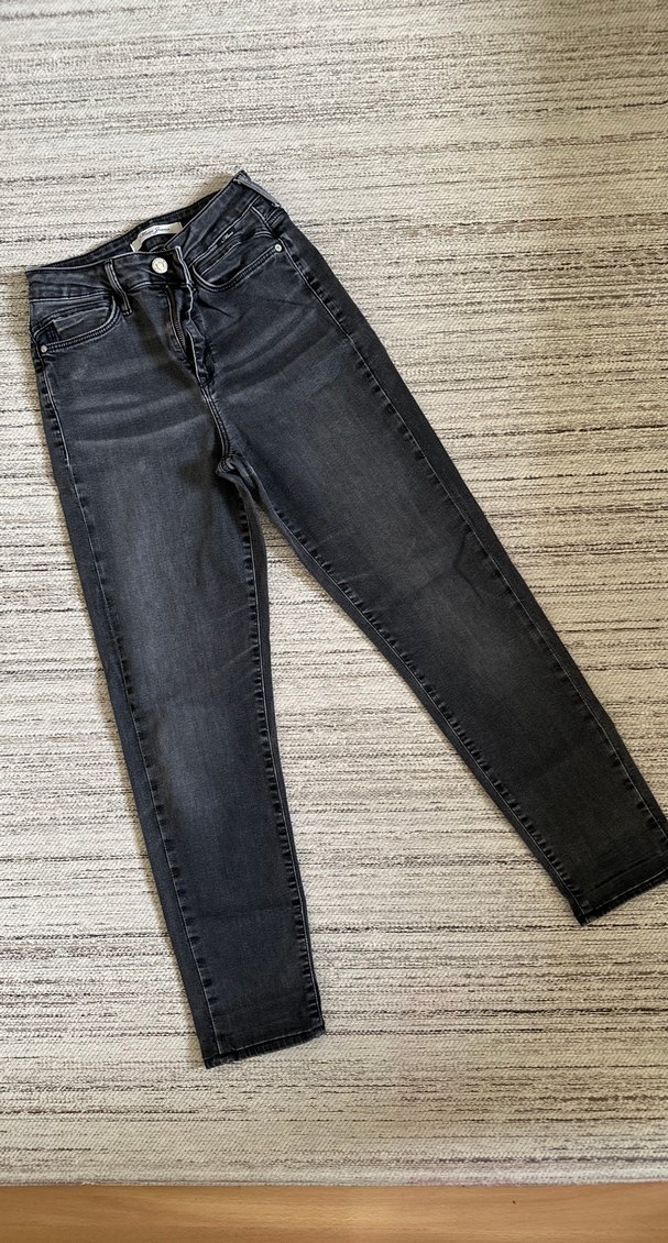 MAVİ Gri Kadın Kot Pantolon, Mom jean - Görsel 2