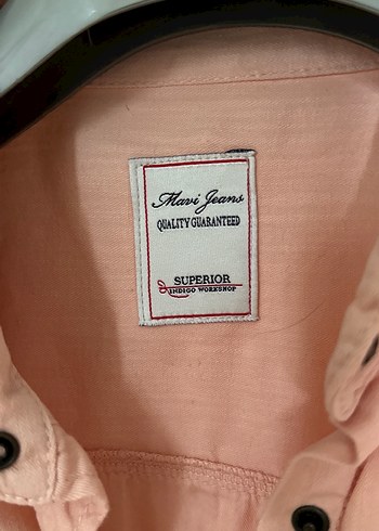 Somon Rengi Kadın Gömlek - Görsel 3