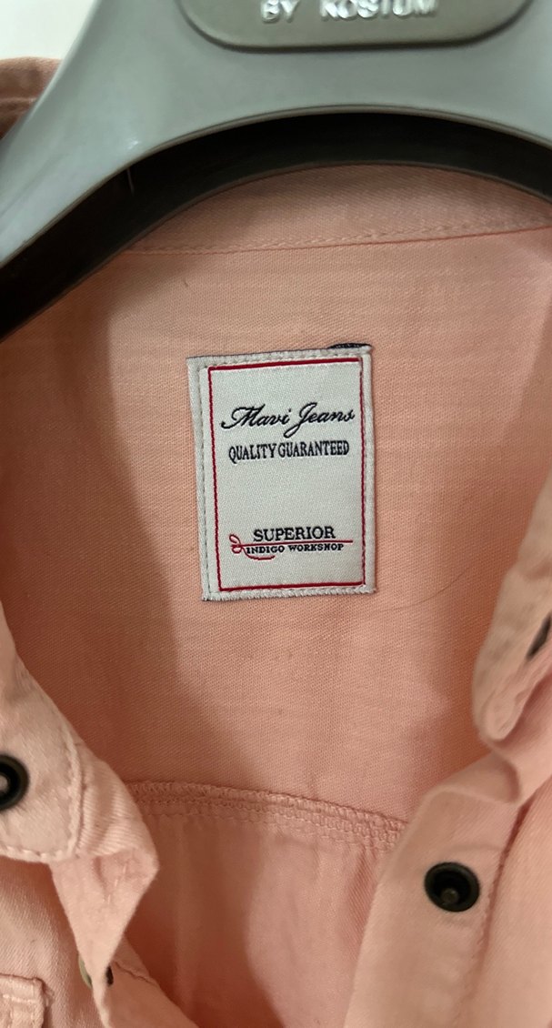 Somon Rengi Kadın Gömlek - Görsel 3