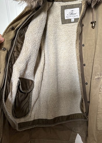 Haki Kadın Mont ve Trenç - Görsel 3