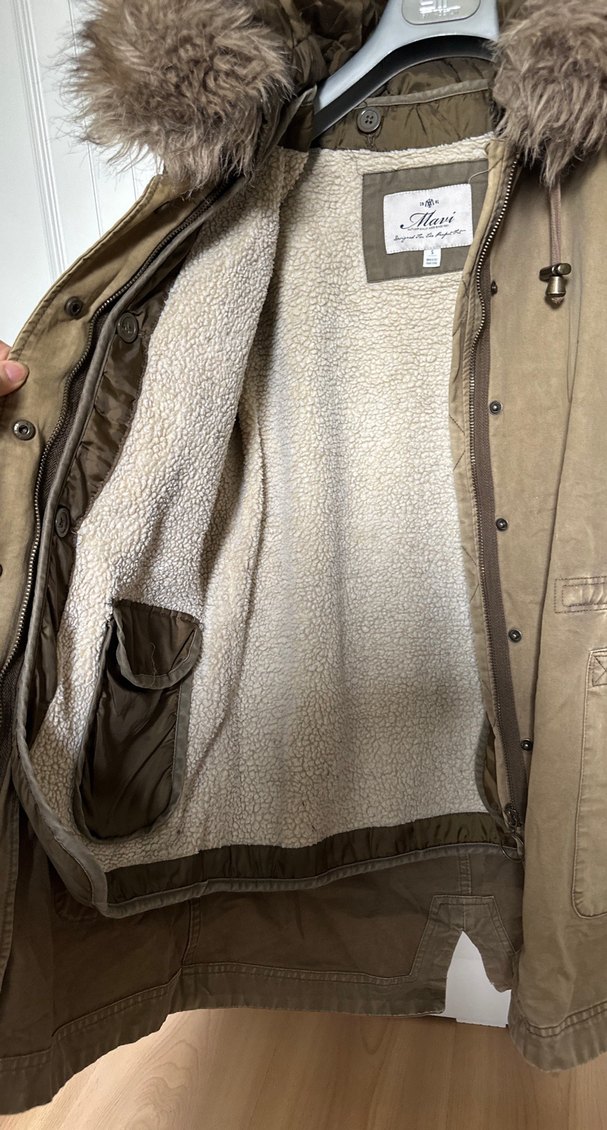 Haki Kadın Mont ve Trenç - Görsel 3