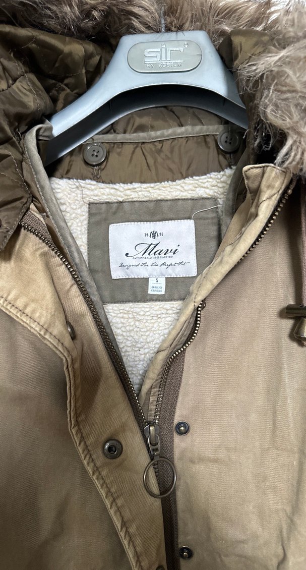 Haki Kadın Mont ve Trenç - Görsel 2