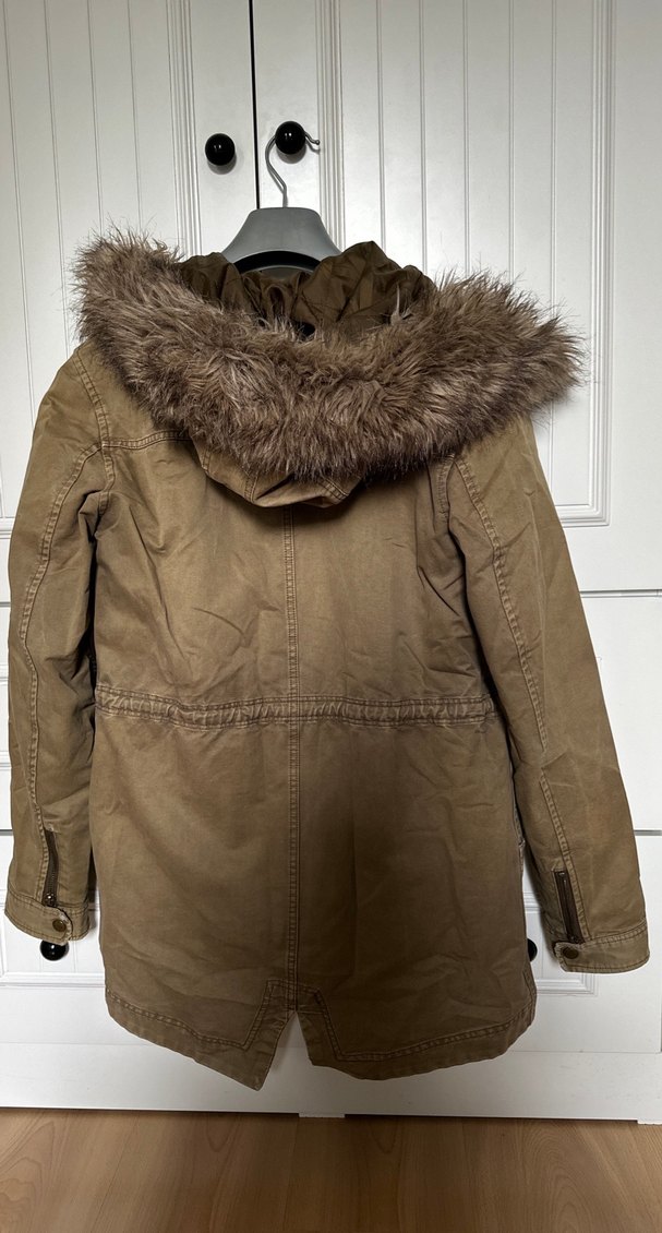 Haki Kadın Mont ve Trenç - Görsel 5