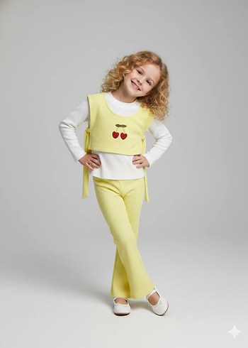 suveter 3lu kiz takin - Görsel 3