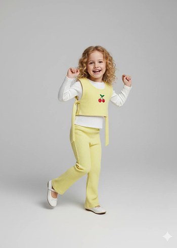 suveter 3lu kiz takin - Görsel 2