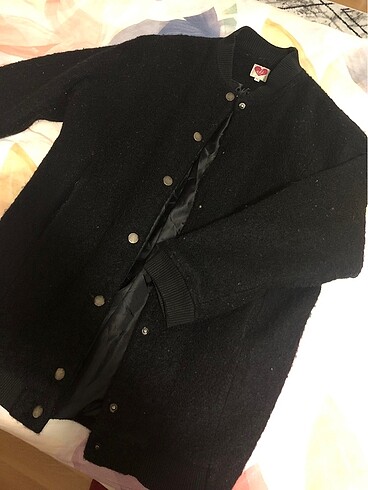 Siyah Bomber Ceket