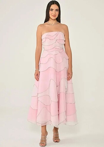 Alfabeta Pembe Elbise