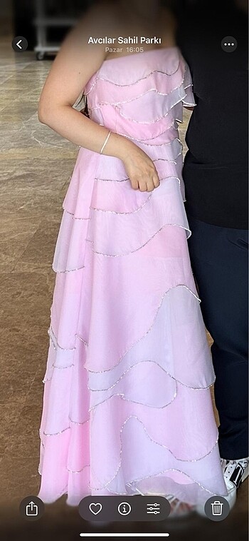 36 Beden Alfabeta Pembe Elbise
