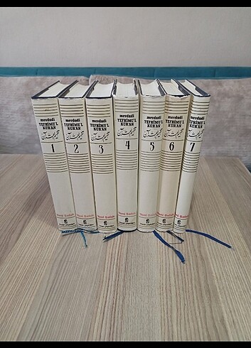 Tefhimu'l Kuran mevdudi 7 adet ciltli