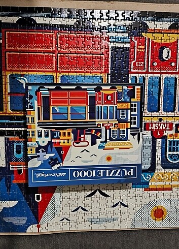  İstanbul temalı 1000 parça puzzle 