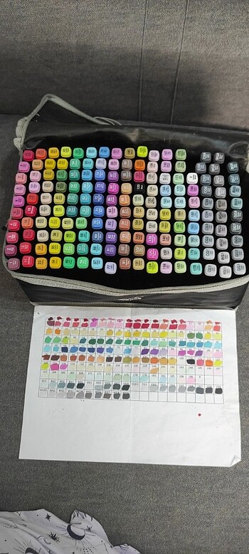  Touch marka 168 renk marker seti