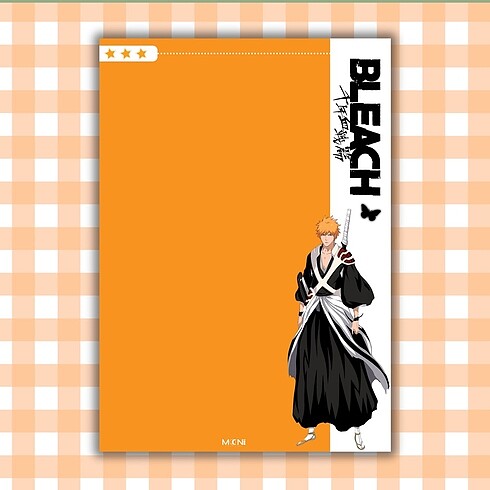 Kurosaki İchigo Tasarımlı Notepad Set