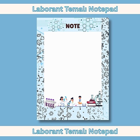 Laborant Notepad&Sticker Set