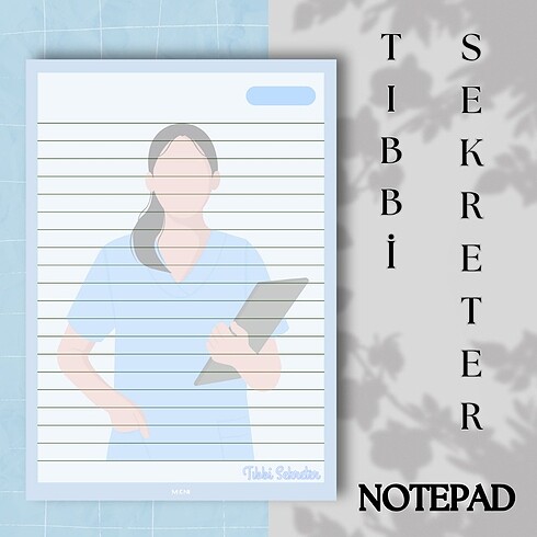 Tıbbi Sekreter Notepad