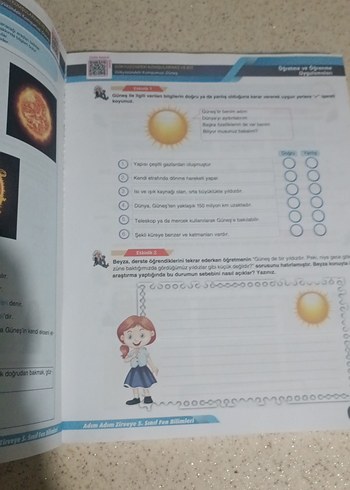 Adım Adım Zirve 5. Sınıf Fen Bilimleri - Görsel 2