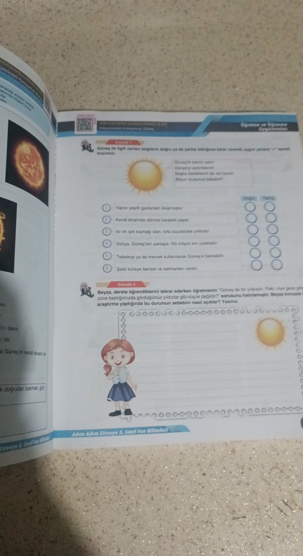 Adım Adım Zirve 5. Sınıf Fen Bilimleri - Görsel 2